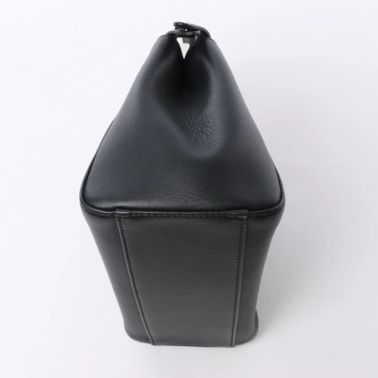 Fendi Fendi Peekaboo Mini Leather 2Way Handbag in Black 8BN244 Zwart