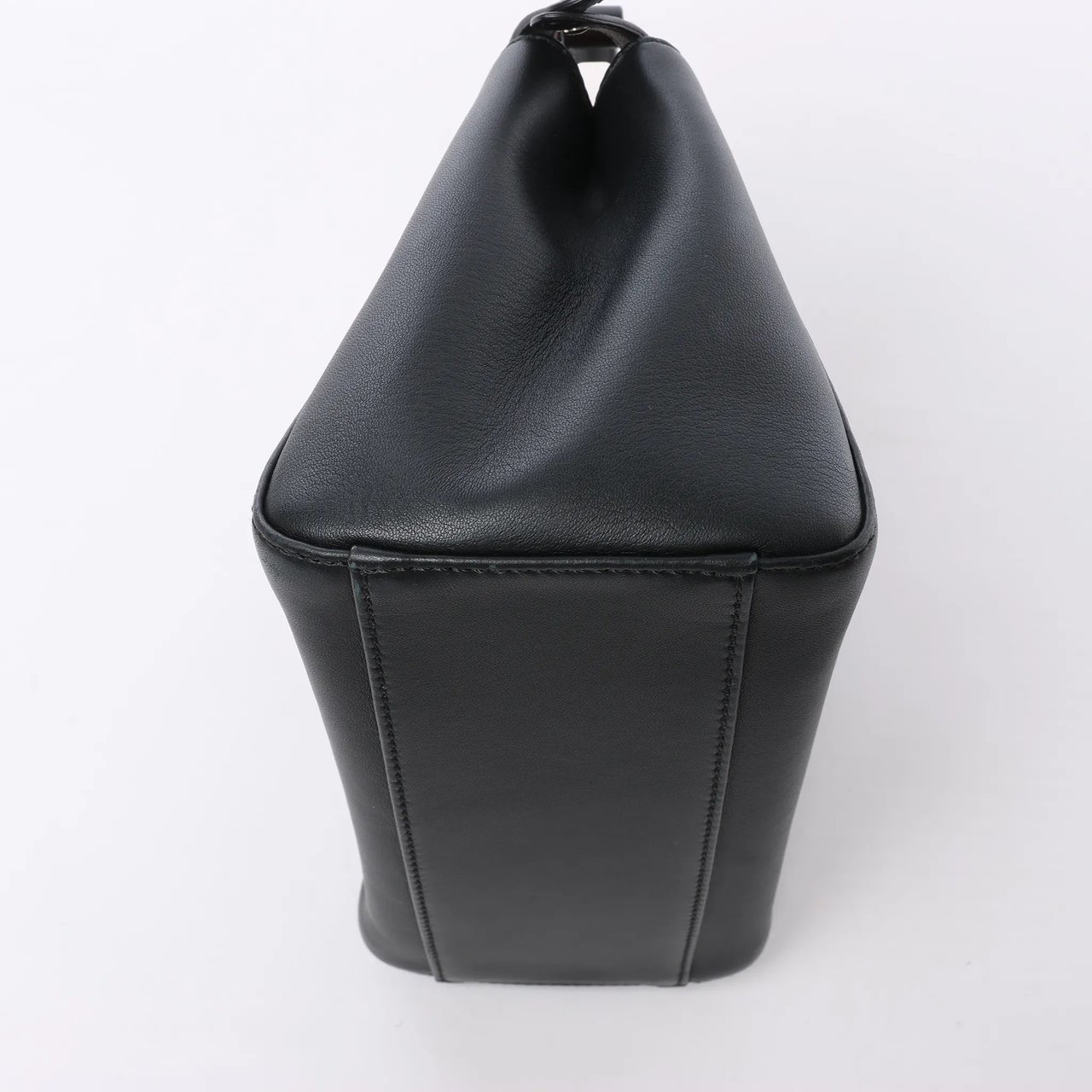 Fendi Fendi Peekaboo Mini Leather 2Way Handbag in Black 8BN244 Zwart