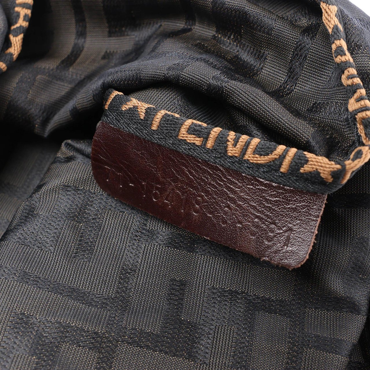 FENDI Zucca Canvas x Leather Travel Bag in Brown Bruin