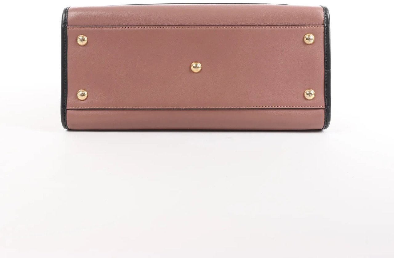 Fendi Runaway Leather 2Way Handbag in Pink 8BH344 Roze