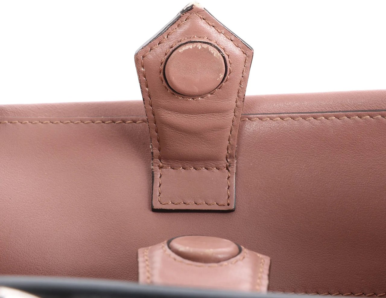 Fendi Runaway Leather 2Way Handbag in Pink 8BH344 Roze