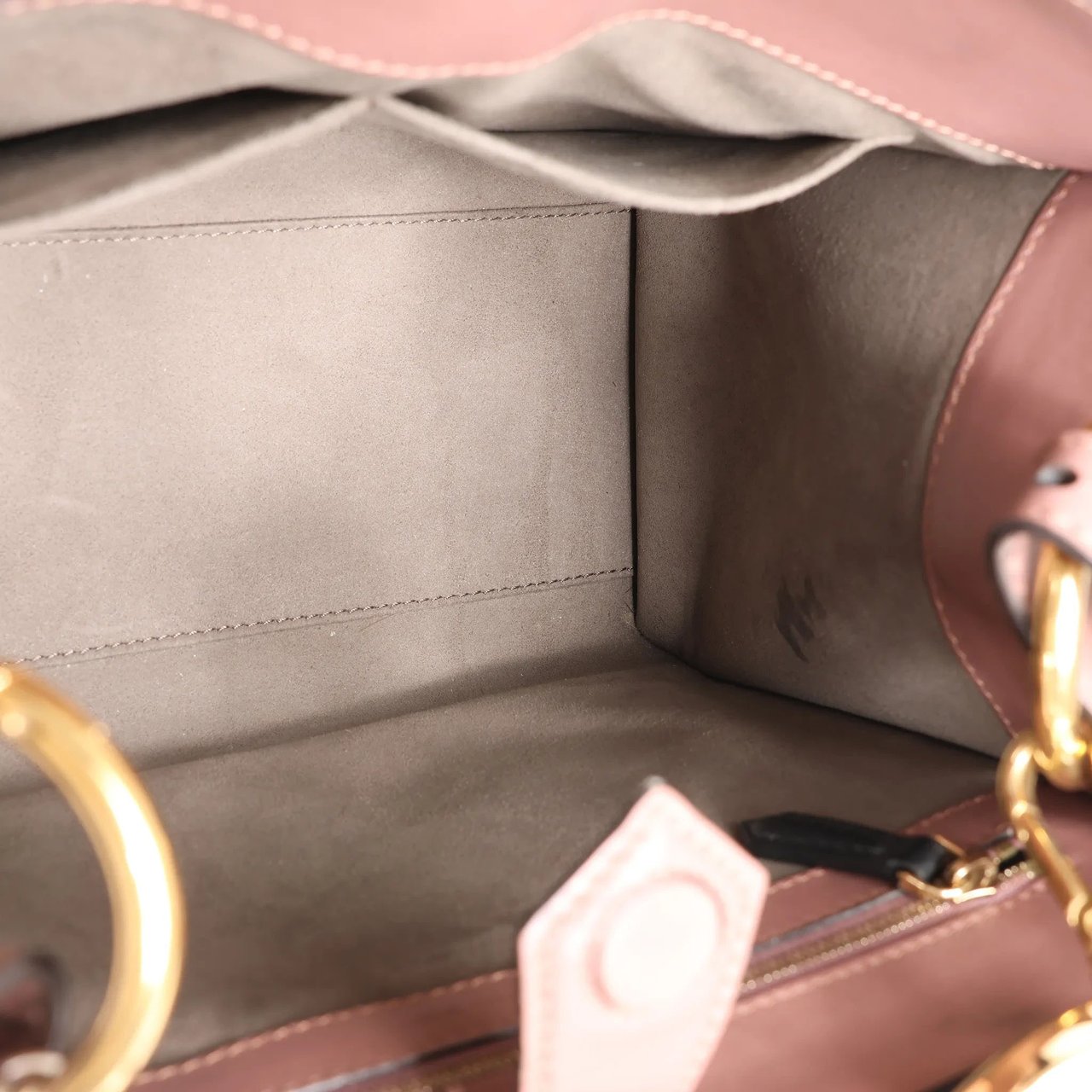 Fendi Runaway Leather 2Way Handbag in Pink 8BH344 Roze