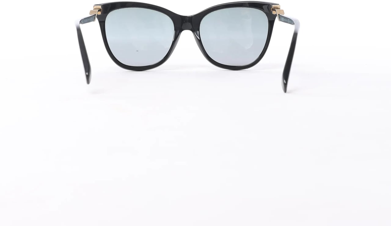Fendi Zucca FF Logo Wayfarer Sunglasses in Black Zwart