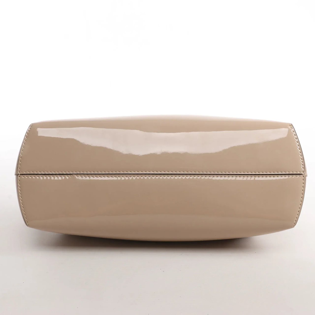 FENDI First Patent Leather Crossbody bag in Beige 8BP137 Beige