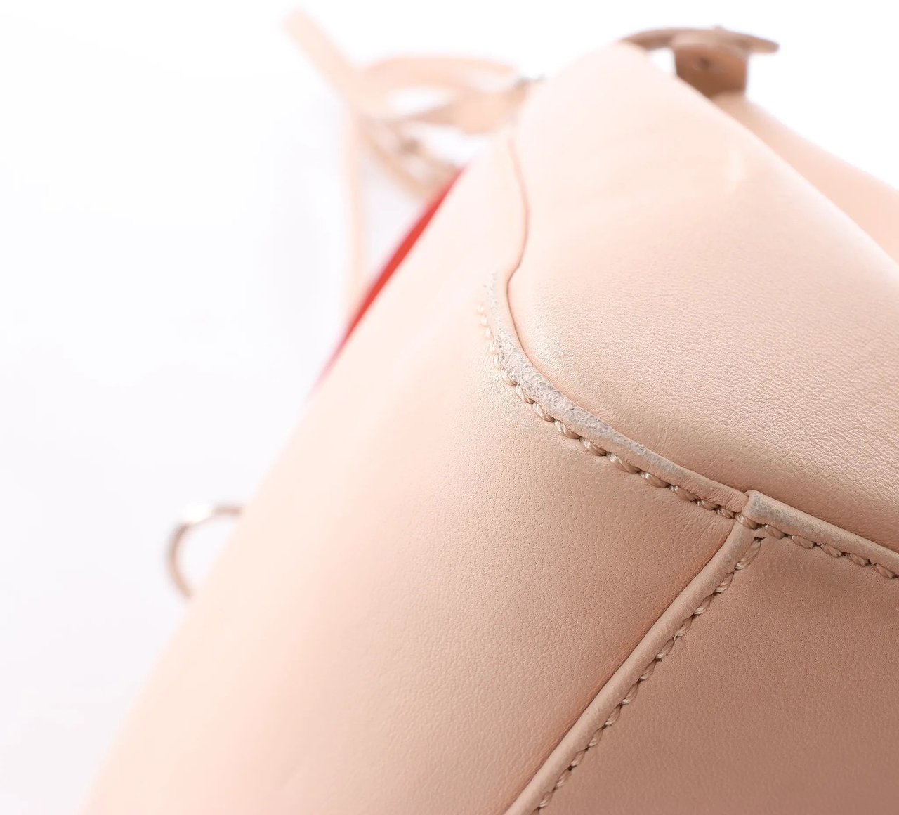 Fendi Peekaboo Mini Leather 2Way Handbag in Pink 8BN244 Roze