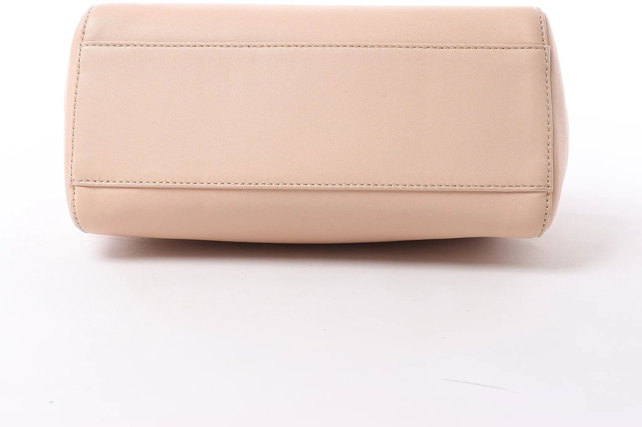 Fendi Peekaboo Mini Leather 2Way Handbag in Pink 8BN244 Roze