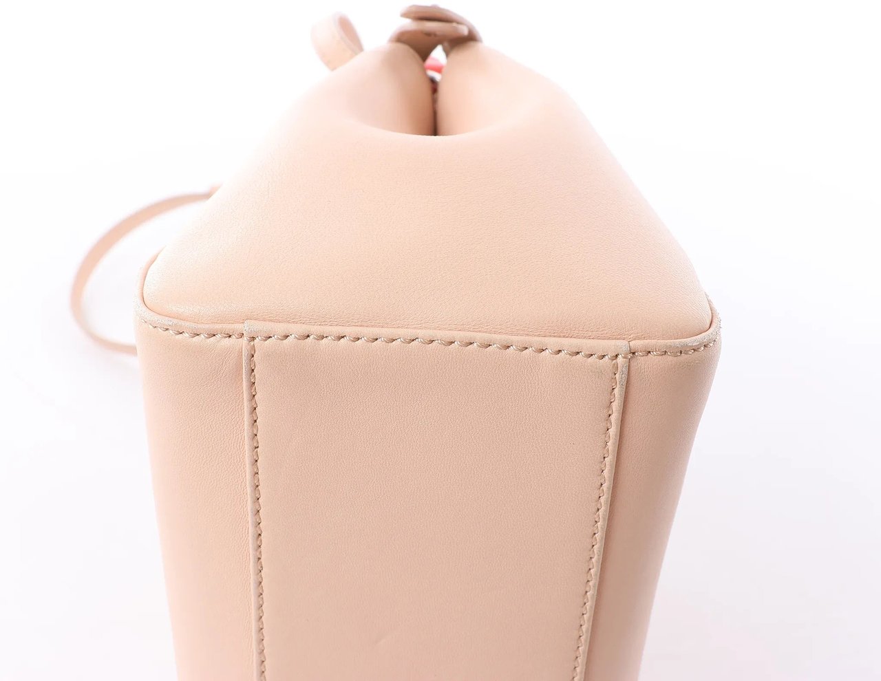 Fendi Peekaboo Mini Leather 2Way Handbag in Pink 8BN244 Roze