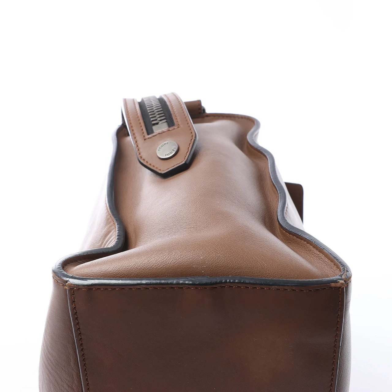 Fendi Lui Urban Leather 2Way Handbag in Brown 7VA400 Bruin