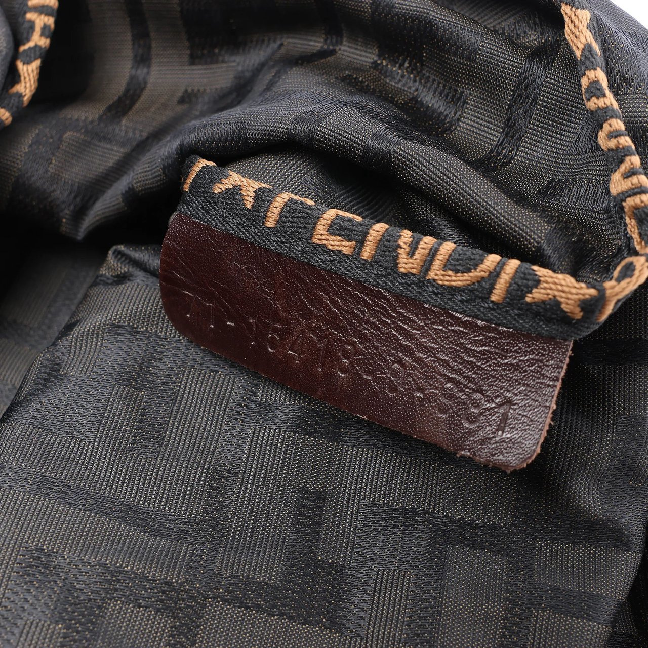 FENDI Zucca Canvas x Leather Travel Bag in Brown Bruin
