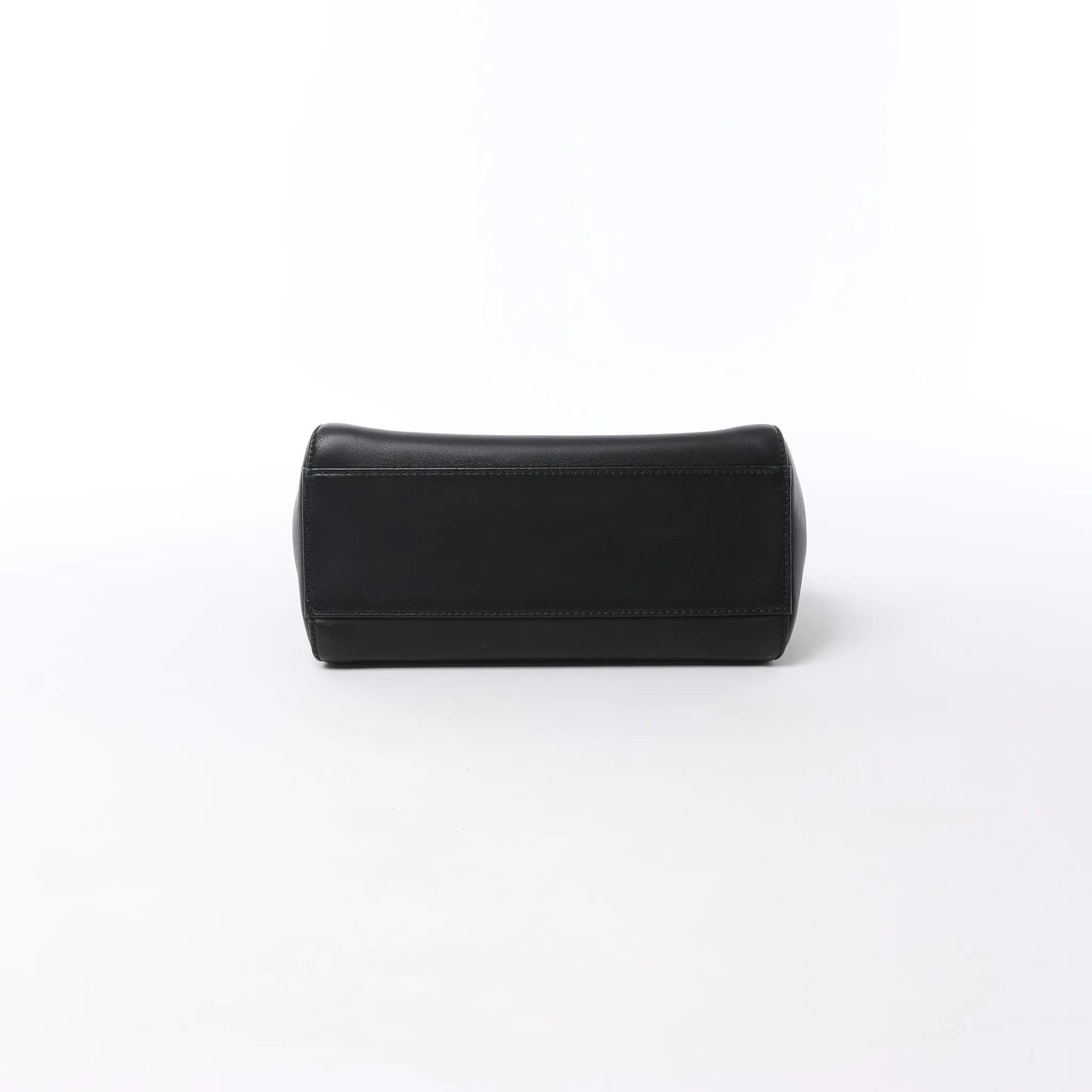 Fendi Peekaboo Mini Leather 2Way Handbag in Black 8BN244 Zwart