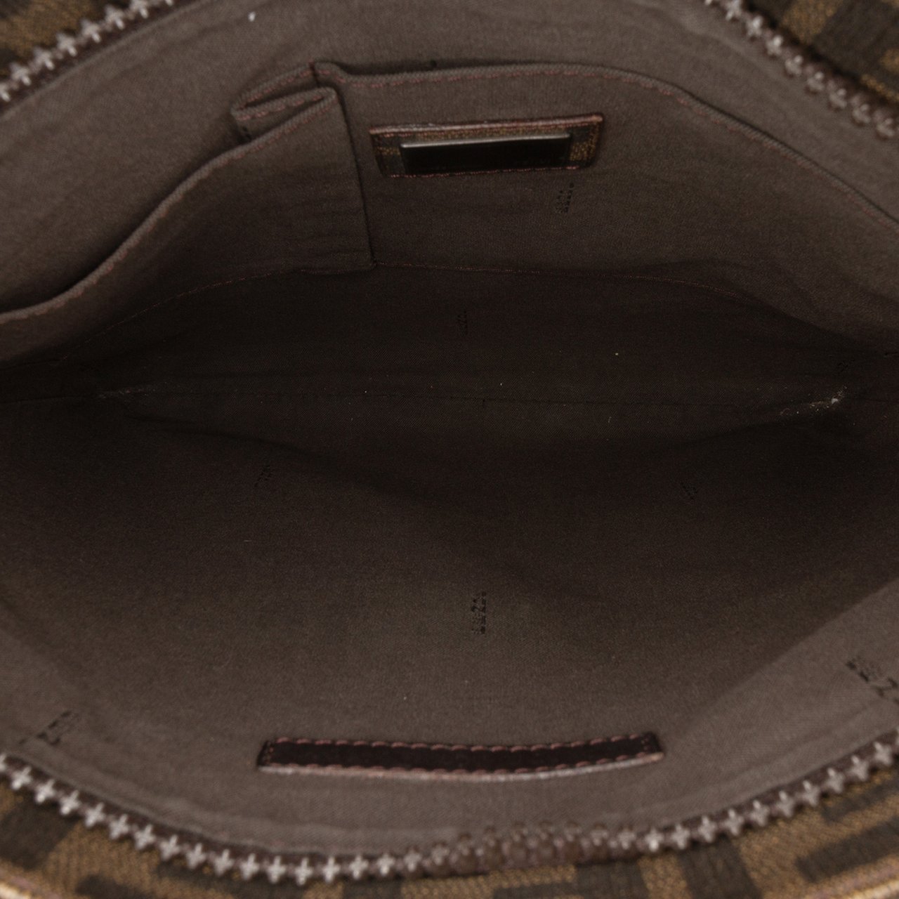 Fendi Zucca Spalmati Crossbody Bruin