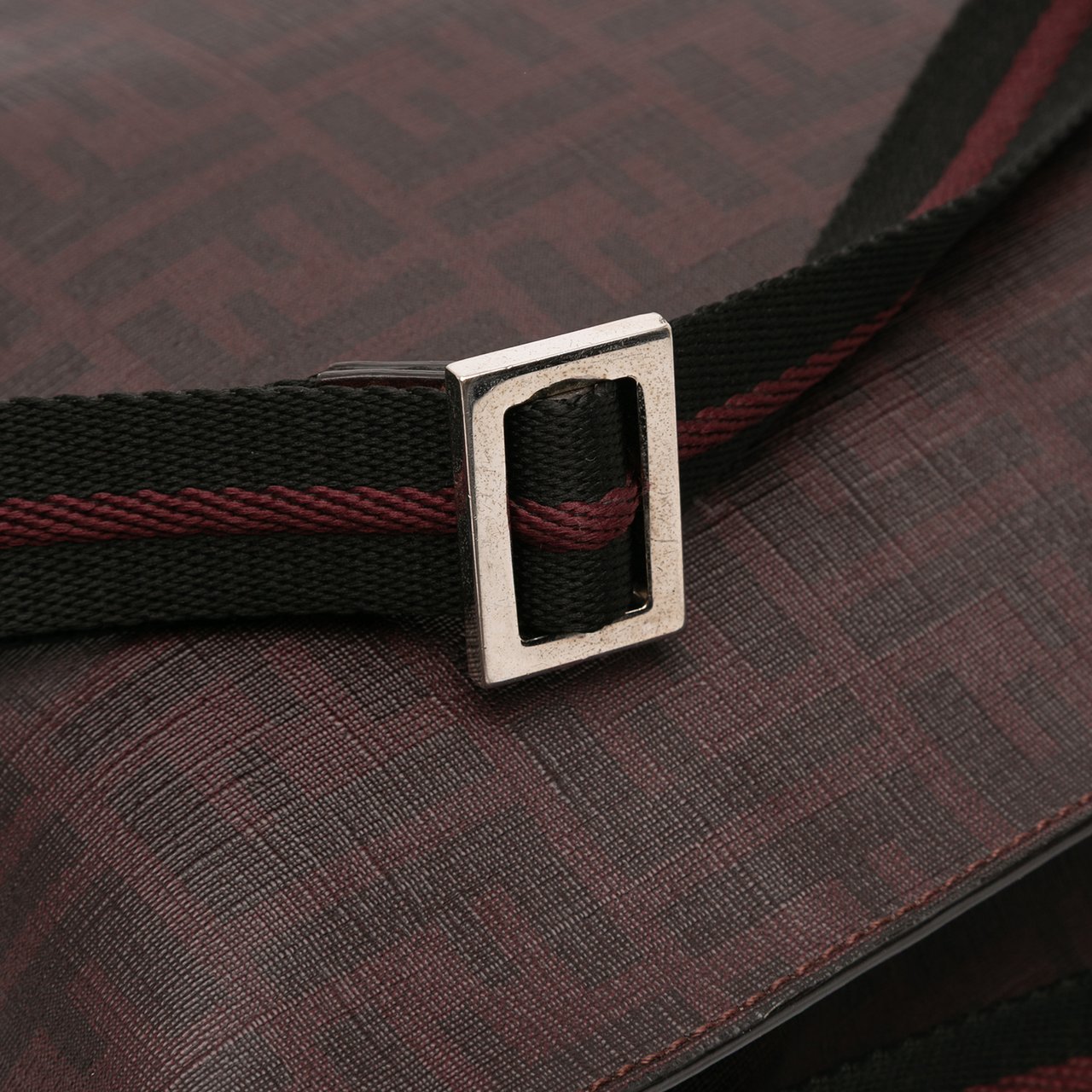Fendi Zucca Coated Canvas Crossbody Bruin