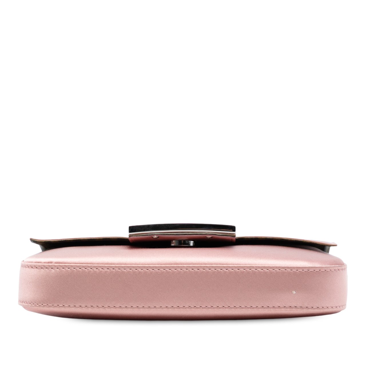 Fendi Silk Baguette Phone Pouch Satchel Roze