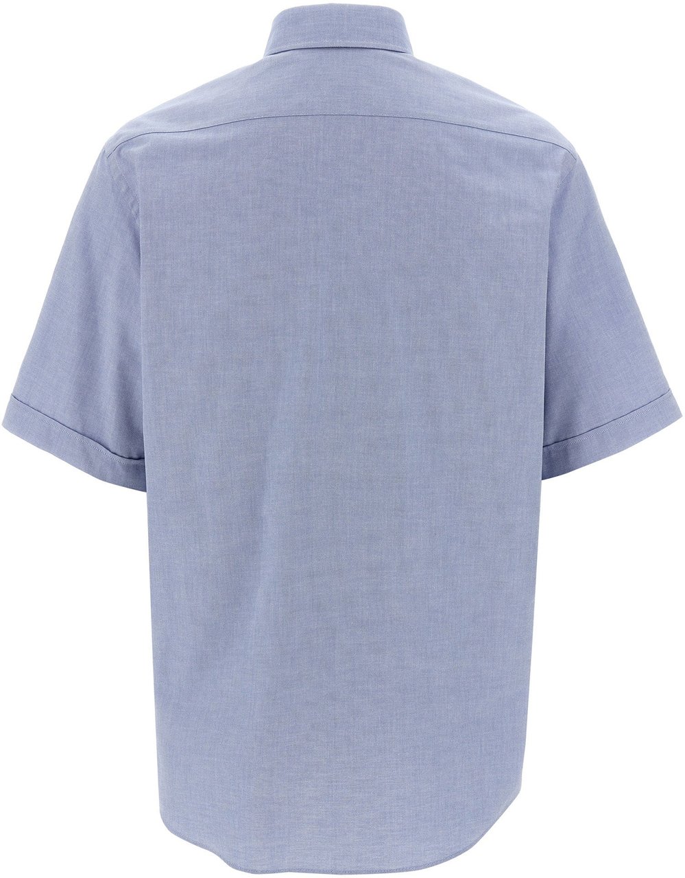Fendi Blue Cotton Blouse Lichtblauw