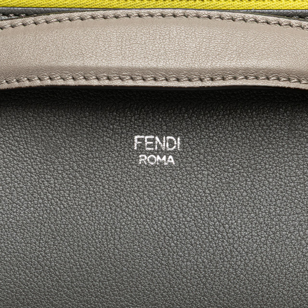 Fendi Medium Tricolor Leather By The Way Satchel Grijs