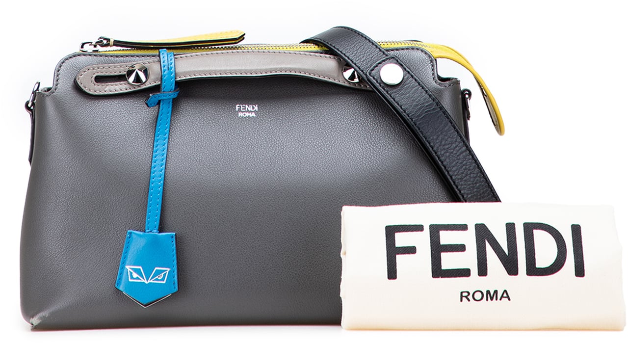 Fendi Medium Tricolor Leather By The Way Satchel Grijs