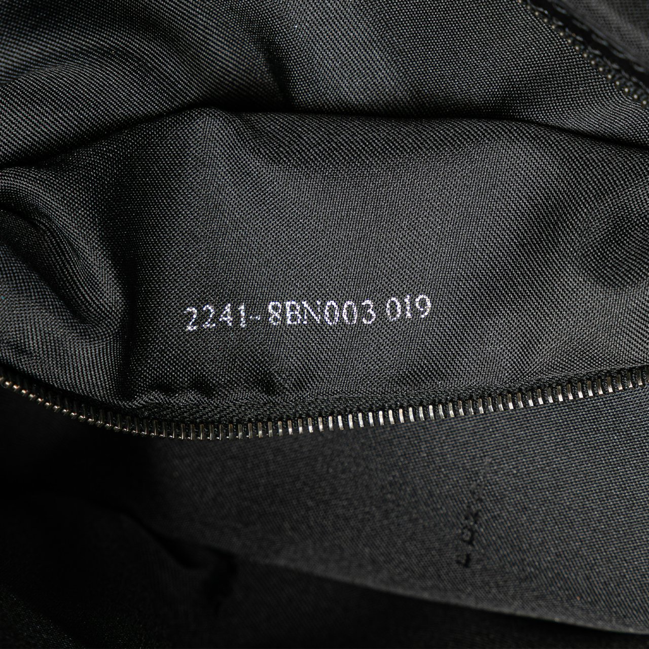 Fendi Zucchino Canvas Tote Zwart