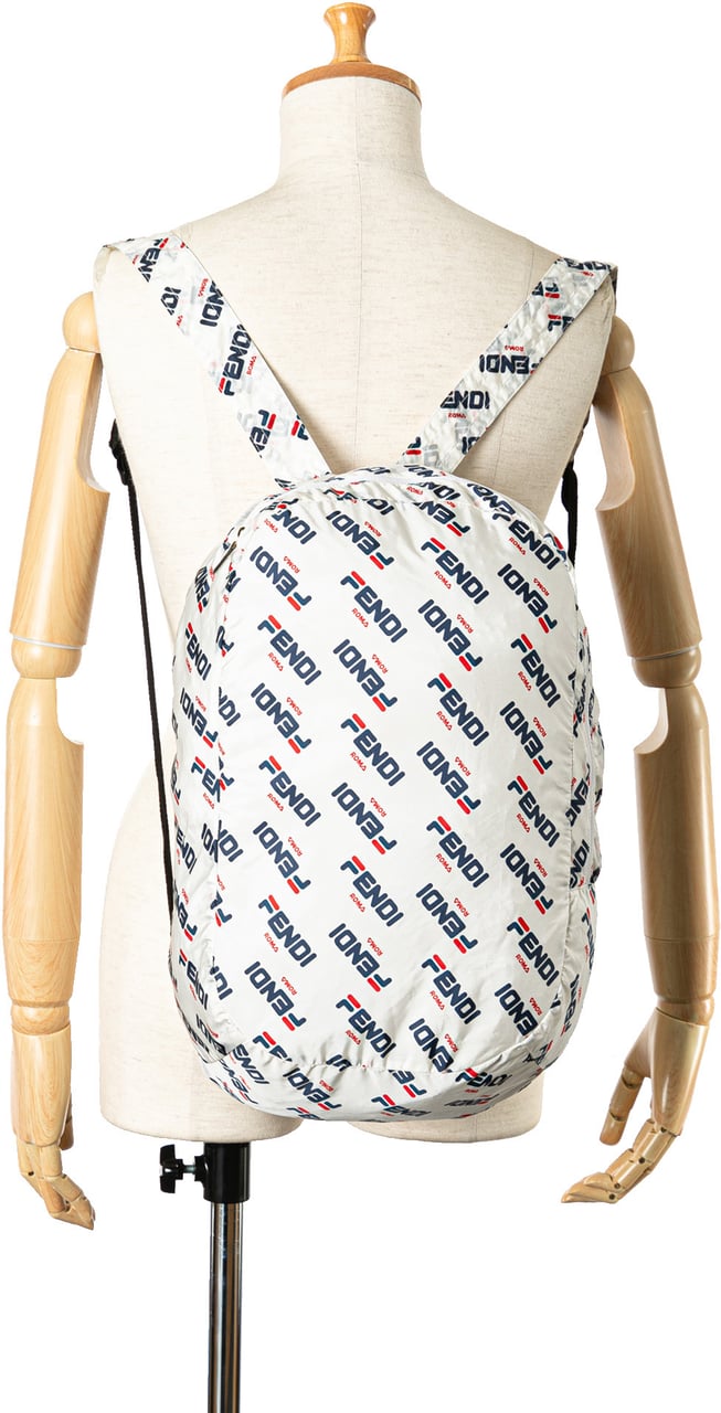 Fendi x Fila Mania Packable Backpack Wit