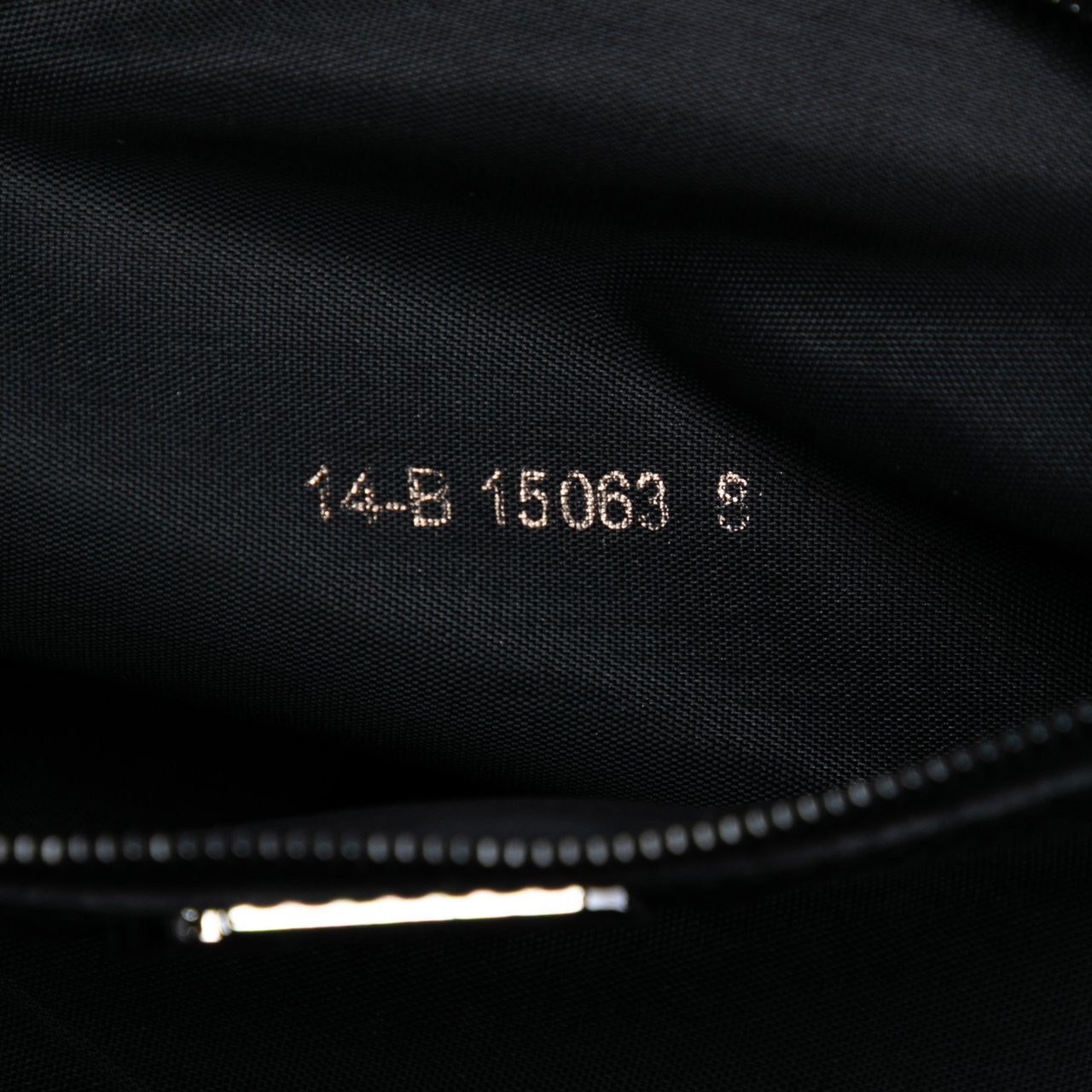 Fendi Nylon FF Handbag Zwart