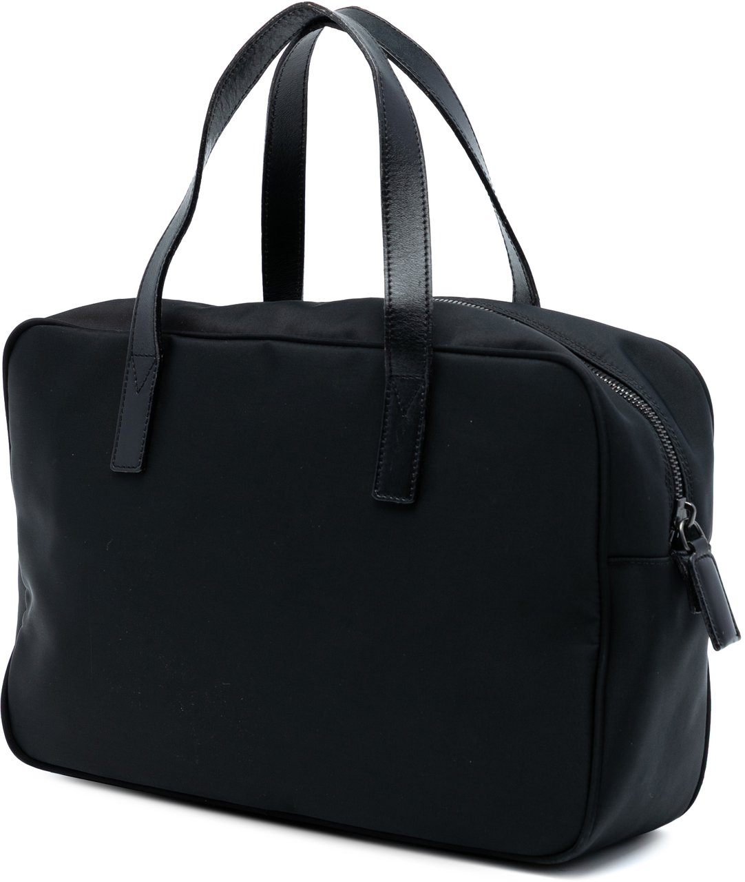 Fendi Nylon FF Handbag Zwart