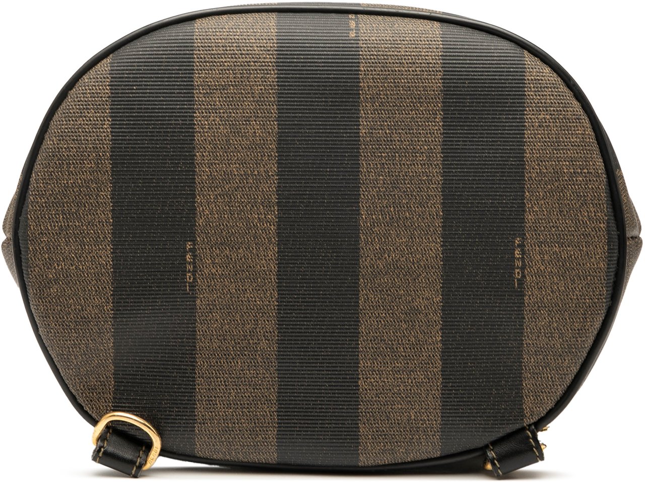 Fendi Pequin Coated Canvas Sling Bag Bruin