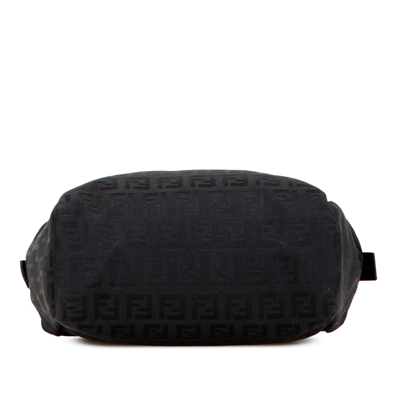 Fendi Mini Zucchino Canvas Handbag Zwart