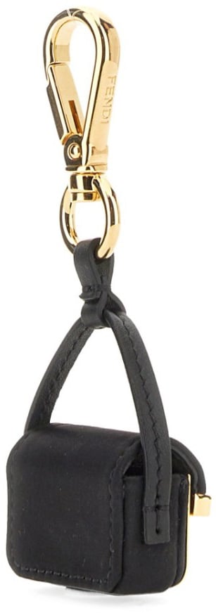 Fendi Pico Baguette Charm Neutraal