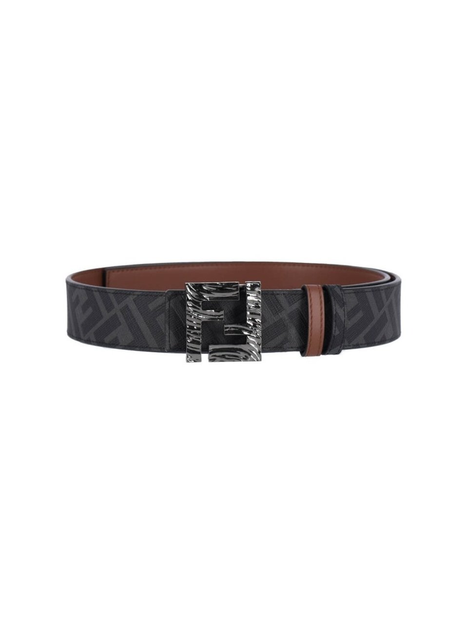 Fendi Reversible "Squared Ff" Belt – Brown/Black Bruin