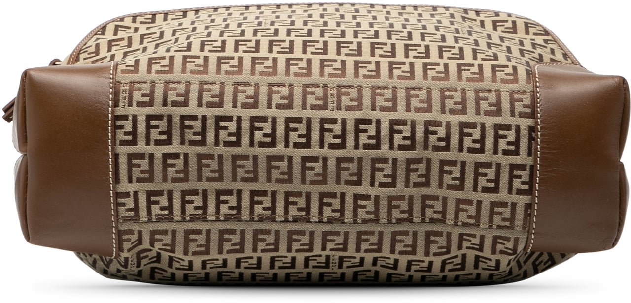 Fendi Zucchino Canvas Chef Shopping Tote Bruin