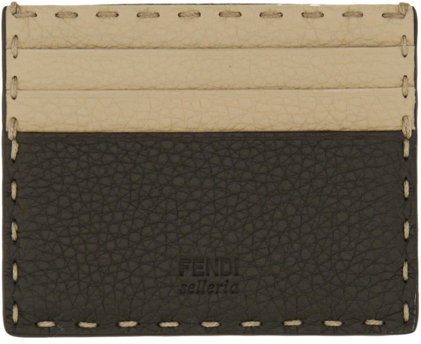 Fendi "Saddlery" Card Holder Zwart