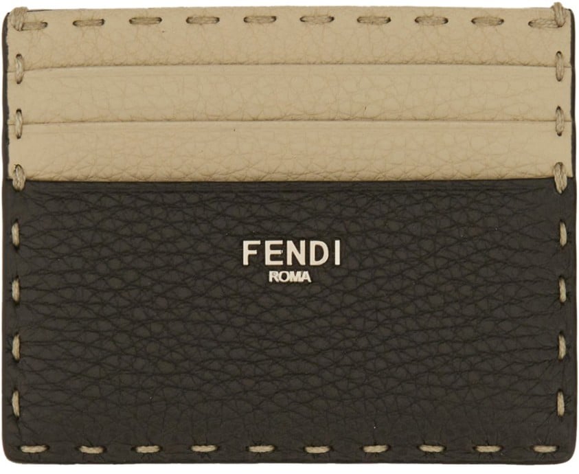 Fendi "Saddlery" Card Holder Zwart