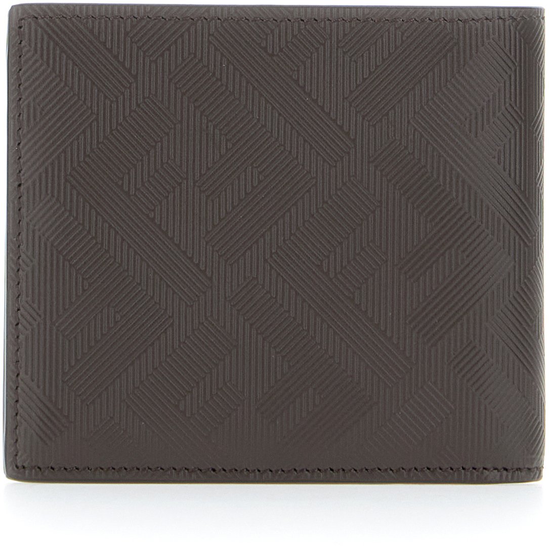 Fendi Fendi Chocolate leather wallet Bruin