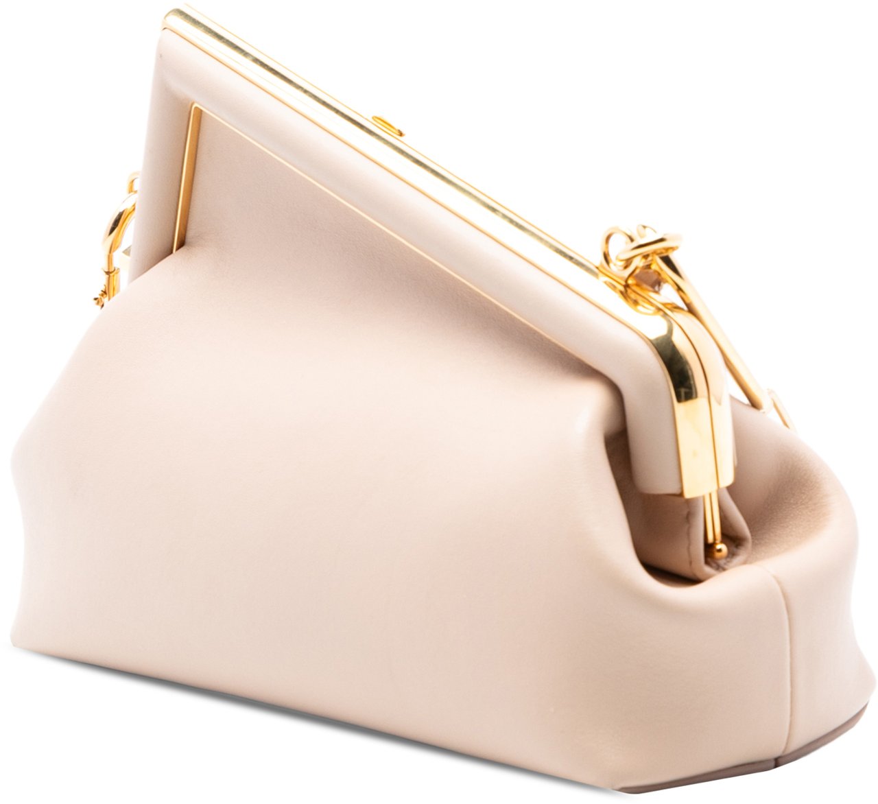 Fendi Small Nappa Fendi First Crossbody Bruin