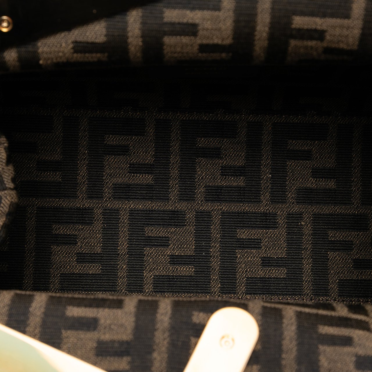 Fendi Small Nappa Fendi First Crossbody Bruin