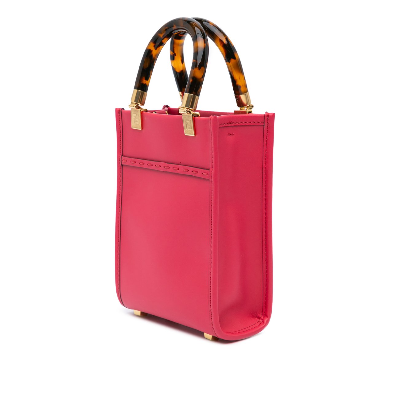 Fendi Mini Sunshine Shopper Tote Roze