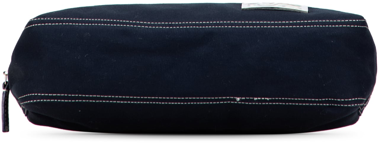 Fendi Canvas FF Marble Shoulder Bag Blauw