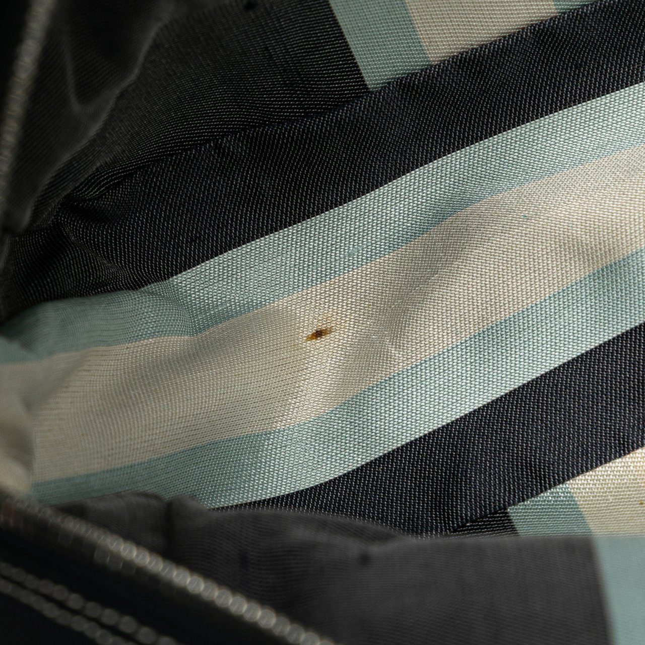 Fendi Canvas FF Marble Shoulder Bag Blauw