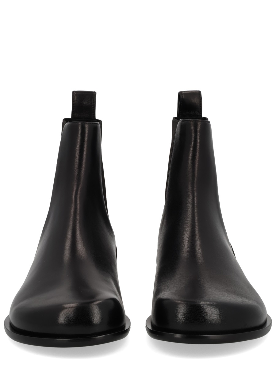 Fendi Chelsea Squared Ff Lamb Boots Zwart
