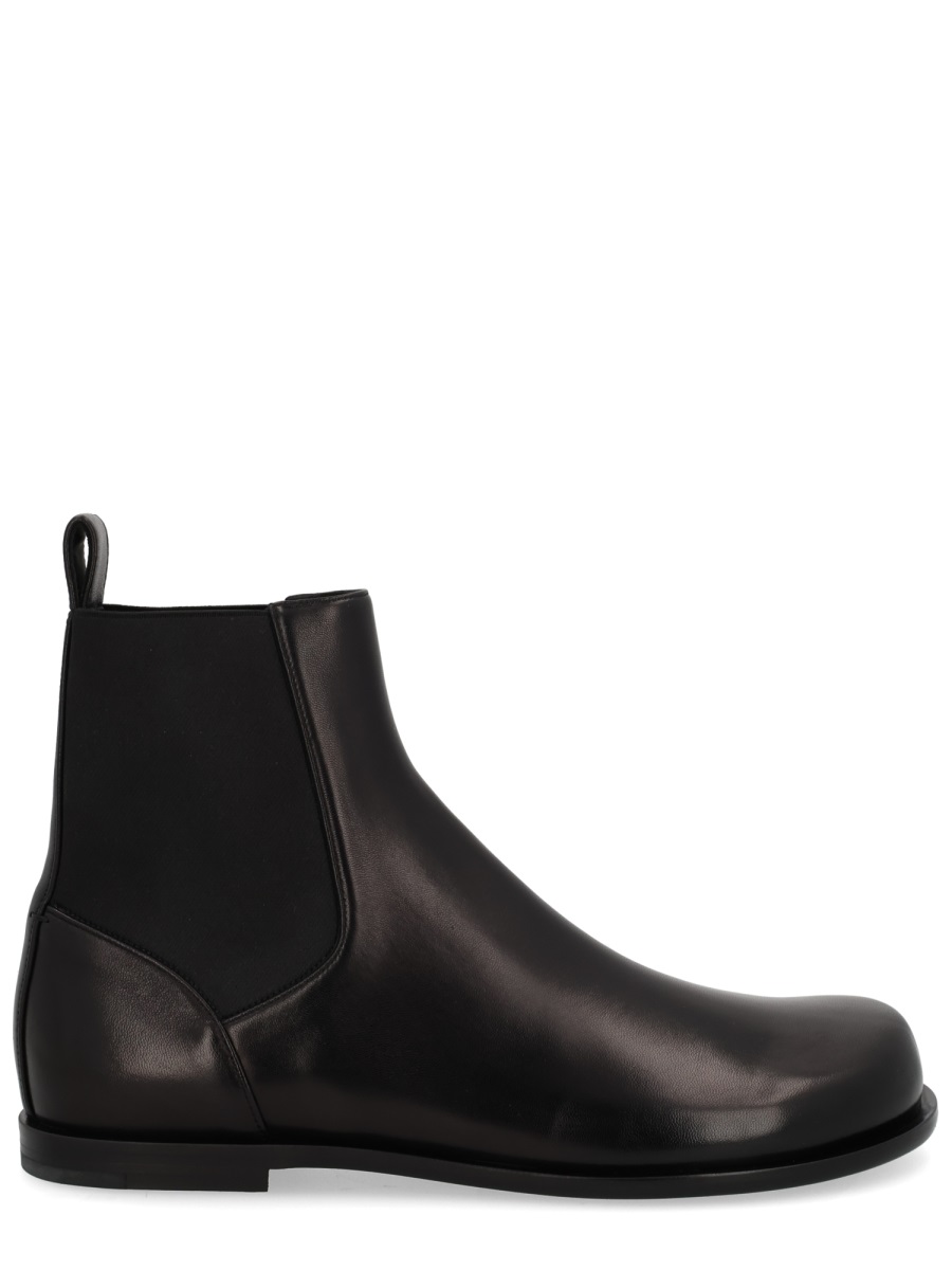 Fendi Chelsea Squared Ff Lamb Boots Zwart
