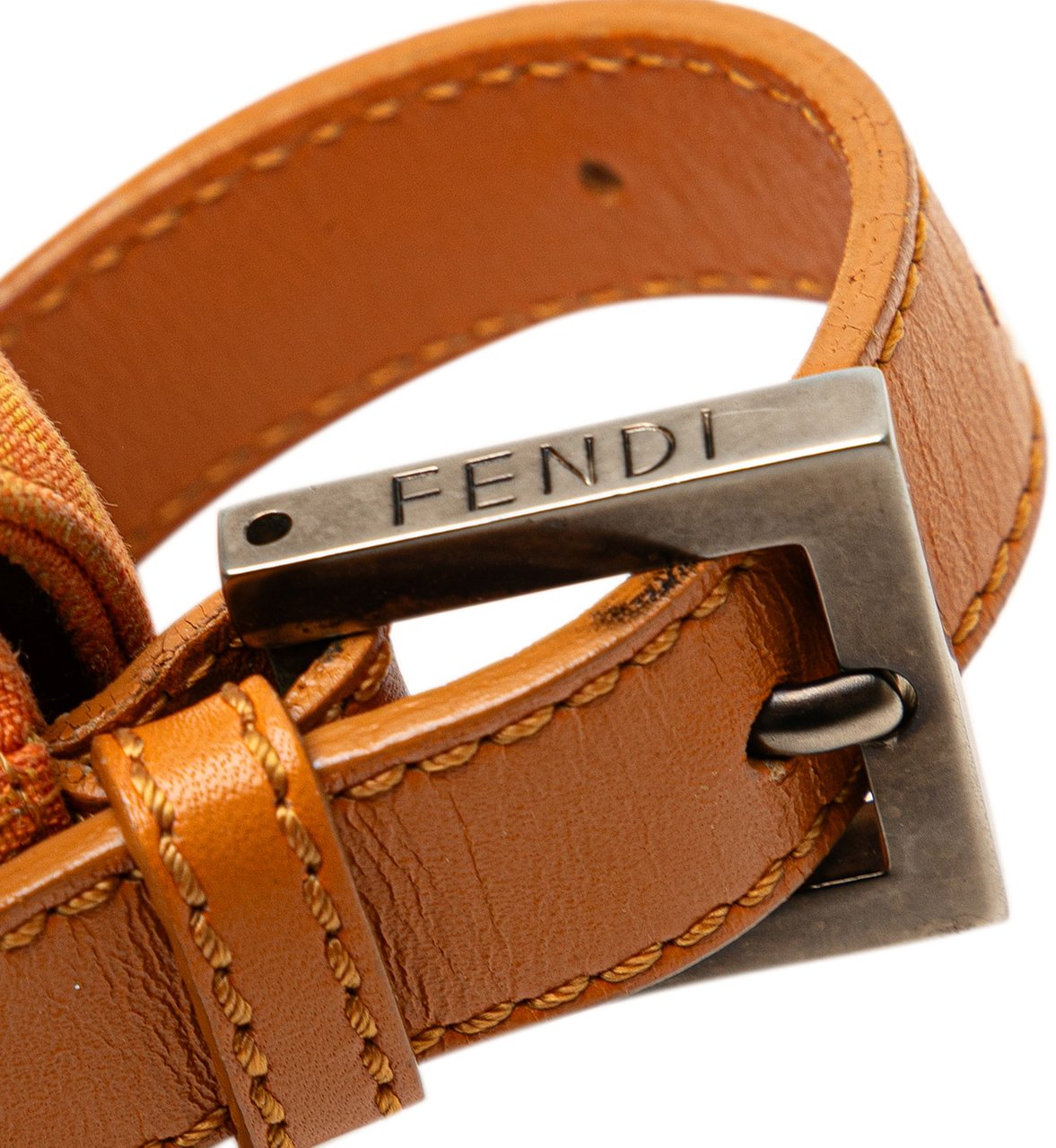 Fendi Zucchino Canvas Mamma Forever Oranje