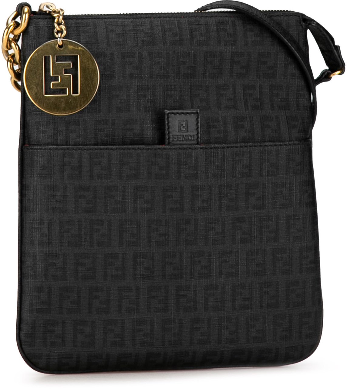 Fendi Spalmati Zucchino Crossbody Zwart
