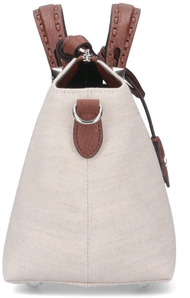 Fendi "By The Way" Medium Bag Cream Neutraal