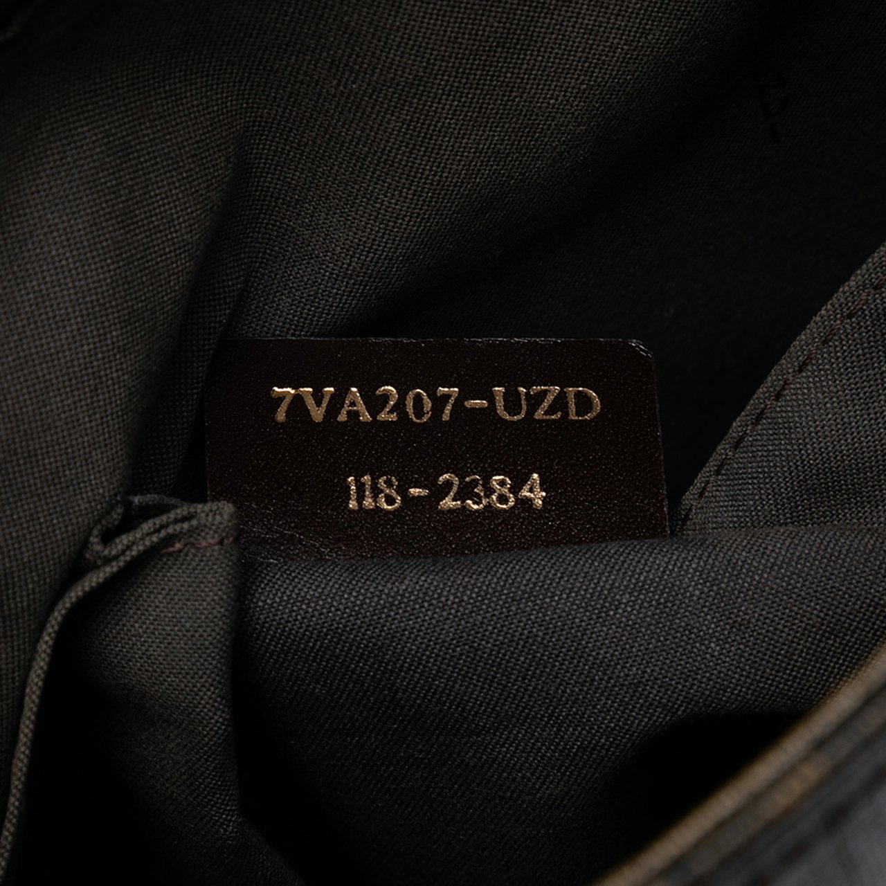 Fendi Zucca Spalmati Crossbody Bruin