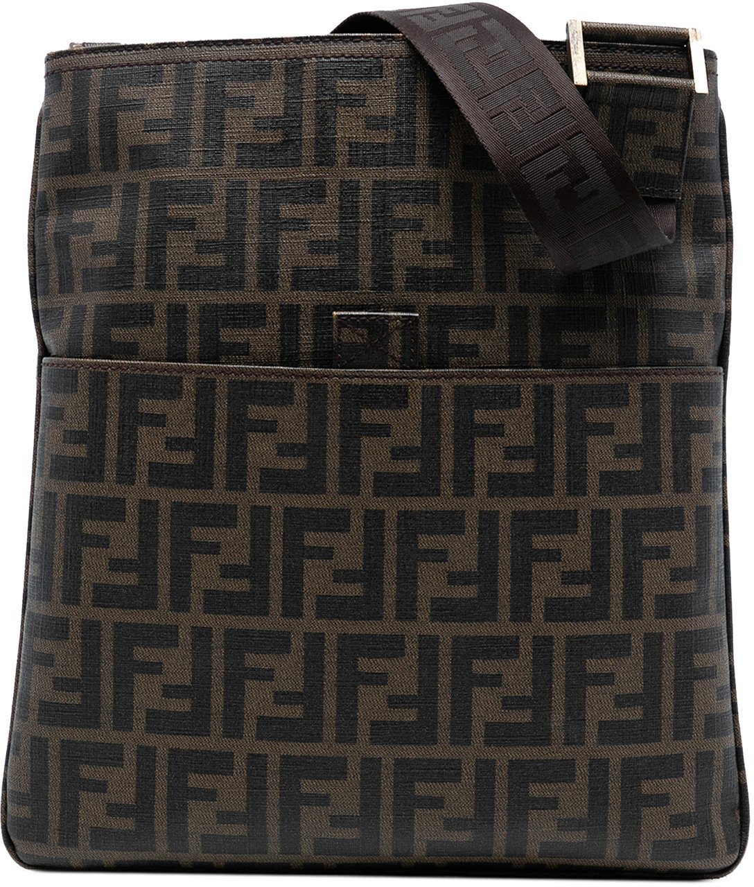 Fendi Zucca Spalmati Crossbody Bruin