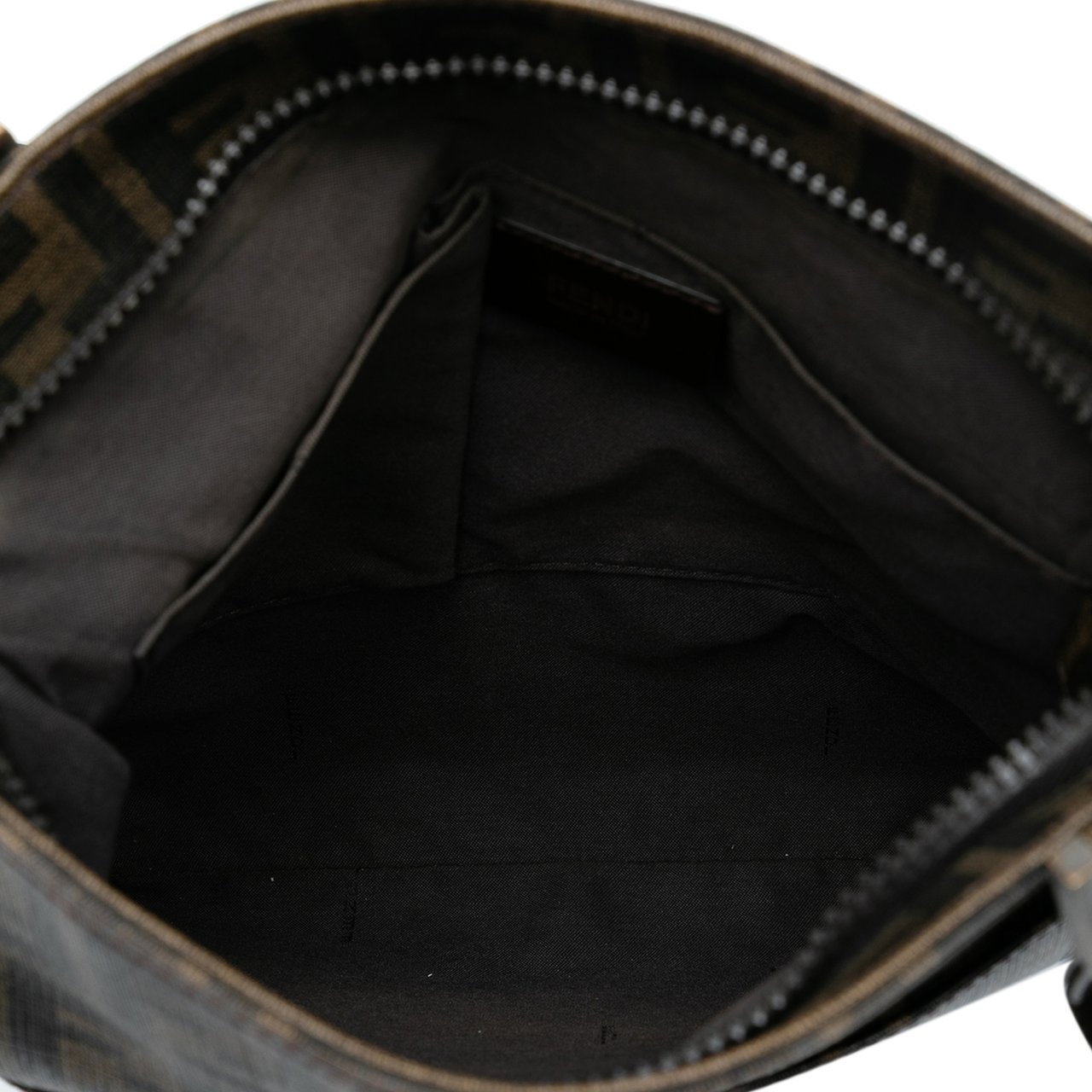 Fendi Zucca Spalmati Crossbody Bruin