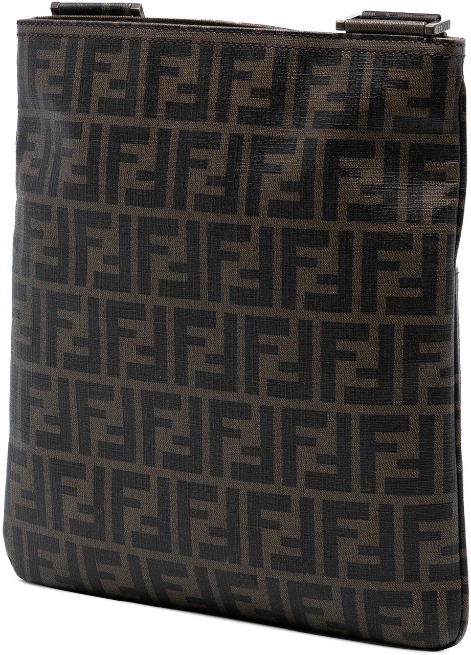 Fendi Zucca Spalmati Crossbody Bruin