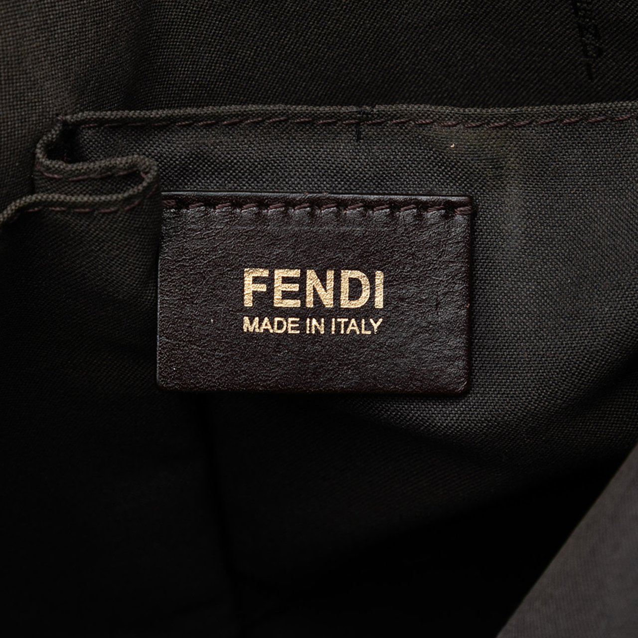 Fendi Zucca Spalmati Crossbody Bruin