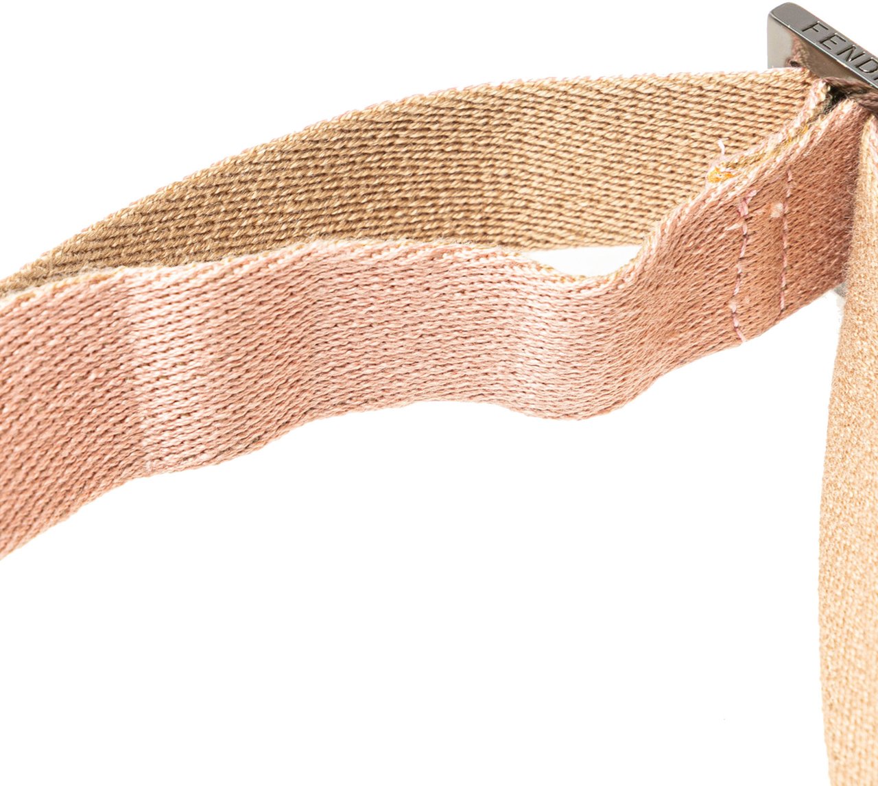 Fendi Zucchino Canvas Crossbody Bruin