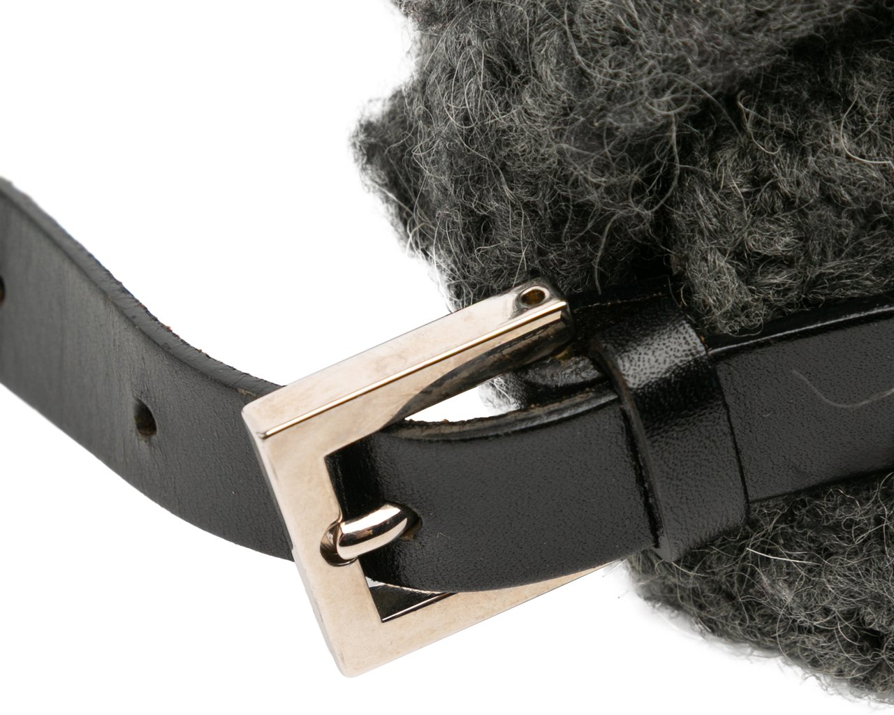 Fendi Crochet Wool Mamma Forever Grijs