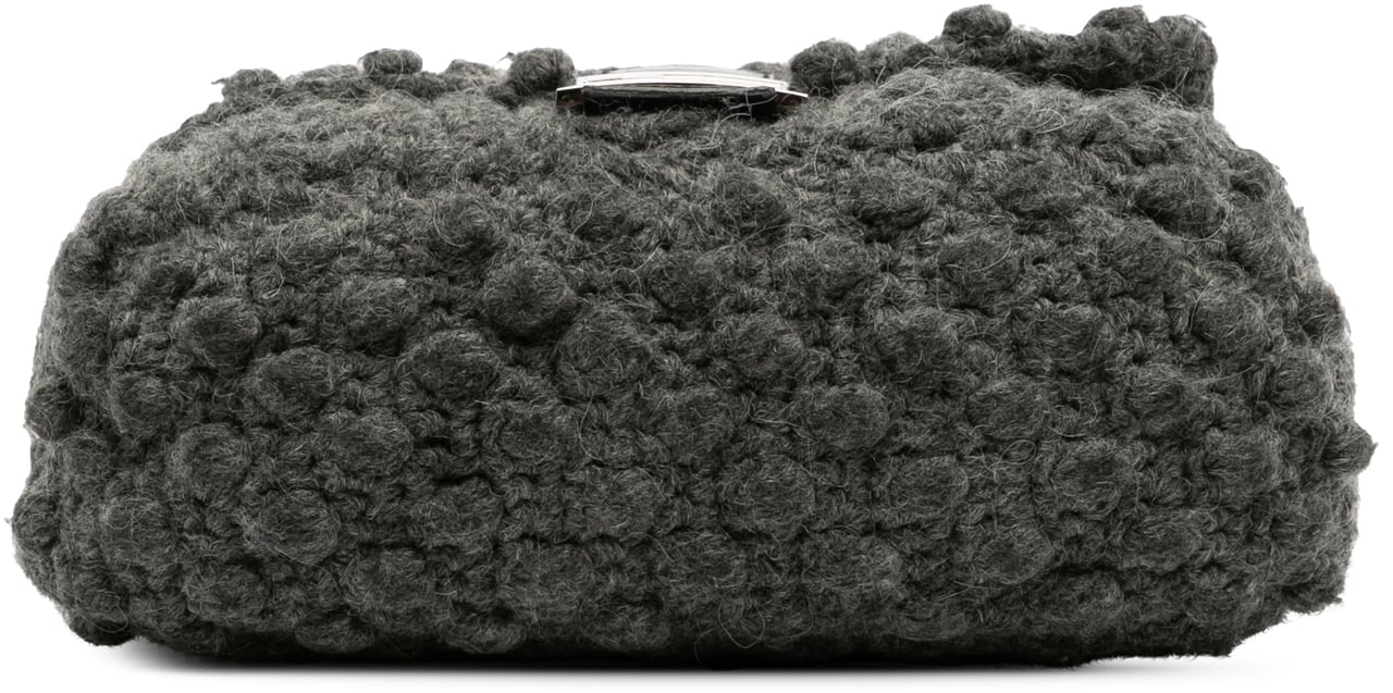 Fendi Crochet Wool Mamma Forever Grijs